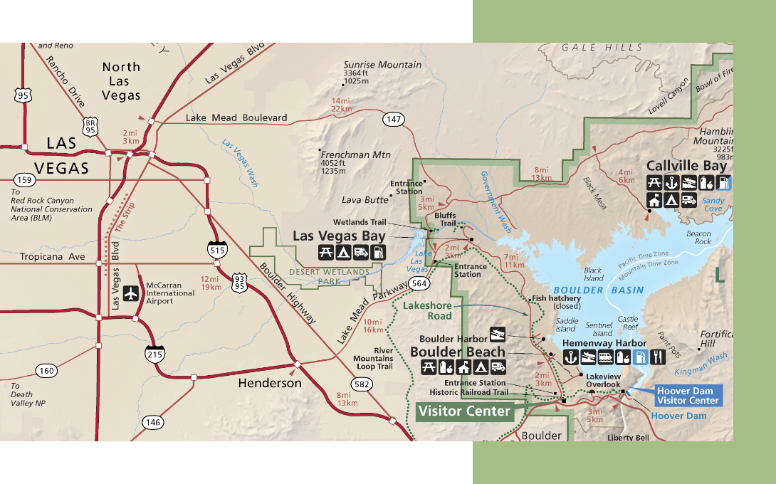 Las Vegas Bay Lake Mead National Recreation Area Us