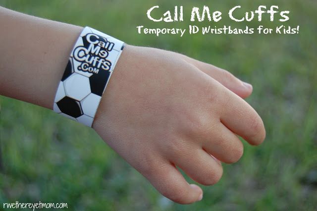 Call Me Cuffs ~ Temporary Id Wristbands For Kids R We