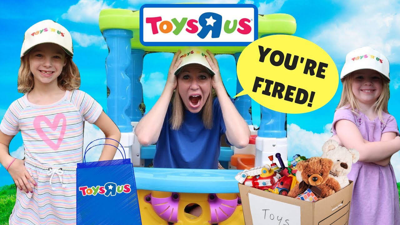 Kids Make Silly Fake Toys R Us Workers Youtube